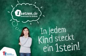 Deutsches Kinderhilfswerk e.V.: Deutsches Kinderhilfswerk und Juniorengedächtnisweltmeisterin Christiane Stenger gehen auf Talentsuche (BILD)
