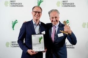 Instone Real Estate Group SE: Instone Group erneut als Best Managed Company ausgezeichnet