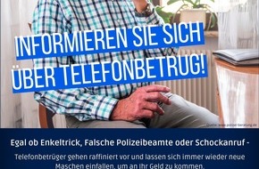 Polizeipräsidium Rheinpfalz: POL-PPRP: Polizeiliche Prävention für Sie vor Ort - Unsere Experten informieren über Betrugsmaschen und wie Sie sich davor schützen können