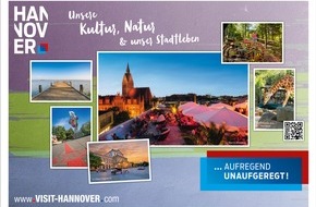 Hannover Marketing und Tourismus GmbH (HMTG): Restart Tourismus: Hannover wirbt bundesweit #aufregendunaufgeregt
