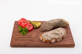 nutriCARD: Gesünder essen und genießen / Ernährungscluster nutriCARD arbeitet an Grundlagenforschung, herzgesünderen Lebensmitteln sowie Aufklärung der Bevölkerung