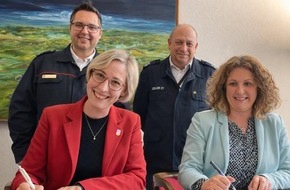 Brand- und Katastrophenschutz der Stadt Speyer: FW Speyer: Vereinbarung zur Nutzung der Feuerwehreinsatzzentralen im Redundanzfall zwischen der Verbandsgemeinde R&ouml;merberg-Dudenhofen und der Stadt Speyer