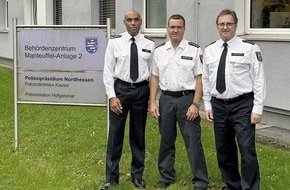 Polizeipräsidium Nordhessen - Kassel: POL-KS: Polizeistation Hofgeismar unter neuer Leitung: EPHK Daniel Asare und PHK Michael Deiselmann in ihre Ämter eingeführt