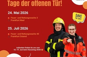 Feuerwehr Frankfurt am Main: FW-F: Tage der offenen T&uuml;r bei der Feuerwehr Frankfurt