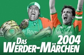 NDR Norddeutscher Rundfunk: "Das Werder-Märchen 2004. Die Double-Saison reloaded" - Echtzeit-Podcast erzählt Werders Double-Saison noch einmal