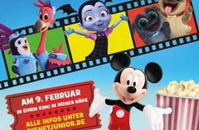 The Walt Disney Company GSA: Kleine Helden auf der großen Leinwand! Das Disney Junior Mitmach-Kino - Am 9. Februar 2020 in Deutschland, Österreich und der Schweiz