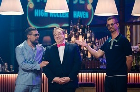Joyn: Anne Will, Nina Chuba, Oliver Welke und Guido Maria Kretschmer zocken mit Joko & Klaas in "Das Duell um die Geld" auf Joyn um richtige Antworten