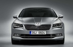 Skoda Auto Deutschland GmbH: Der neue SKODA Superb: Messepremiere in Genf - Einstiegspreis 24.590 Euro (FOTO)