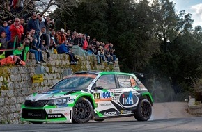 Skoda Auto Deutschland GmbH: Rallye Frankreich/Tour de Corse: Private SKODA Teams feiern Doppelsieg in der WRC 2-Kategorie (FOTO)