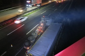 Polizeiinspektion Delmenhorst / Oldenburg - Land / Wesermarsch: POL-DEL: Autobahnpolizei Ahlhorn: Verkehrsunfall auf der Autobahn 28 im Bereich der Gemeinde Hude