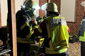 Freiwillige Feuerwehr Gemeinde Schiffdorf: FFW Schiffdorf: Mann, Kind und Hund retten sich selbst - Wohnungsbrand endet glimpflich