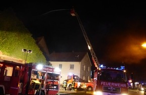 Feuerwehr Altenbeken: FW-PB: Einsatzübung im "Dreiländereck"