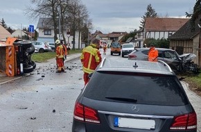 Landespolizeiinspektion Erfurt: LPI-EF: Zwei Schwerverletzte bei Verkehrsunfall