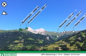 Nationalpark Hohe Tauern: Gipfeltreffen am Handy - Nationalpark mit neuer Handy APP am Start -
BILD
