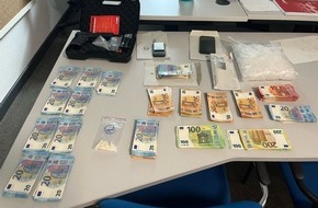 Polizei Bochum: POL-BO: Beim Drogenhandel erwischt: Polizei stellt Bargeld und Rauschgift sicher