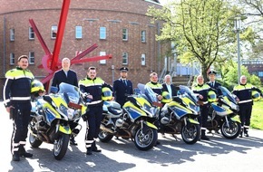 Kreispolizeibehörde Viersen: POL-VIE: Unterstützung auf zwei Rädern - Viersen hat wieder eine Motorrad-Staffel