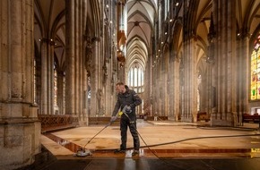 Alfred Kärcher SE & Co. KG: Ein besonderer Frühjahrsputz: Bodenreinigung im Kölner Dom