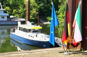 Polizei Duisburg: POL-DU: Neues Rheinstreifenboot für die Wasserschutzpolizeiwache Emmerich