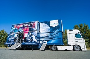 Programm COACHING4FUTURE der Baden-Württemberg Stiftung gGmbH: Rollende Hightech-Ausstellung Sindelfingen (28.&29.09.): Berufsorientierung im Erlebnis-Lern-Truck