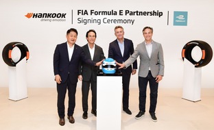 Hankook Tire Europe GmbH: Hankook und die Formel E feiern den Start ihrer Partnerschaft
