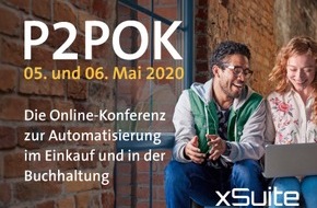 xSuite Group: Virtuelle Veranstaltung "P2POK" der xSuite Group für Einkauf und Buchhaltung