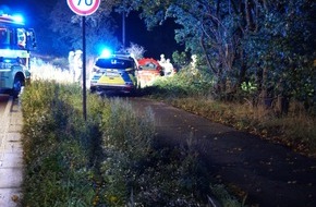 Feuerwehr Ratingen: FW Ratingen: Verkehrsunfall mit eingeklemmter Person