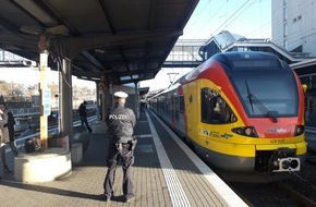 Bundespolizeidirektion Sankt Augustin: BPOL NRW: Zwei Kinder durch Bundespolizei im Siegener Bahnhof in Gewahrsam genommen
