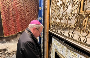 Deutsche Bischofskonferenz: Bischof B&auml;tzing beendet Solidarit&auml;tsbesuch im Heiligen Land
