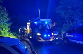 Freiwillige Feuerwehr Stockach: FW Stockach: Unwettereinsatz in Moos