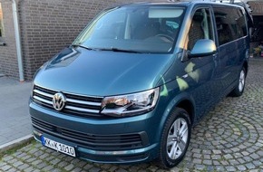 Kreispolizeibeh&ouml;rde Viersen: POL-VIE: Willich: VW-Multivan gestohlen - Haben Sie Hinweise?