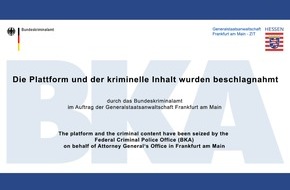 Bundeskriminalamt: BKA: Festnahme von mutmaßlichen Verantwortlichen und Mitgliedern der kinderpornographischen Darknet-Plattform "ELYSIUM" und Abschaltung dieser Plattform