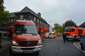 Feuerwehr Mülheim an der Ruhr: FW-MH: Verpuffung bei Bohrarbeiten fordert zwei Verletzte.