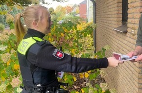 Polizeiinspektion Hildesheim: POL-HI: Sensibilisierung für die dunkle Jahreszeit - Präventive Maßnahmen zum Thema Einbruchschutz im Zuständigkeitsbereich des Polizeikommissariats Elze