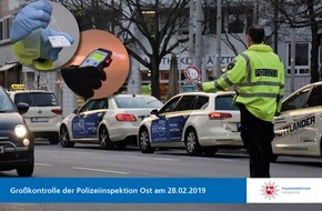 Polizeidirektion Hannover: POL-H: Großkontrolle der Polizeiinspektion (PI) Ost