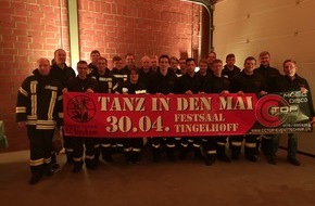 Freiwillige Feuerwehr Werne: FW-WRN: Tanz in den Mai vom Löschzug Stockum
