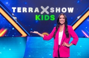 KiKA - Der Kinderkanal ARD/ZDF: "Terra X-Show Kids": Wunder der Welt und krasse Kräfte der Natur / KiKA-Moderatorin Jessica Schöne moderiert neue Wissens-Show für Kinder