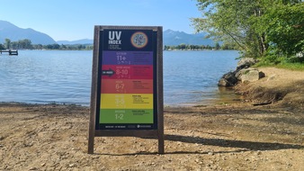 Deutsche Krebshilfe: Gemeinsam für UV-Schutz in der Freizeit / UV-Index-Projekt "WATCH OUT" zum Schutz vor Hautkrebs wächst weiter