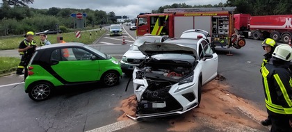 Feuerwehr Schwelm: FW-EN: Zwei Verkehrsunfälle mit verletzten Personen