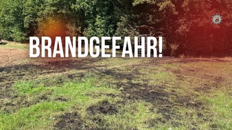 Polizeipr&auml;sidium Westpfalz: POL-PPWP: Hohe Waldbrandgefahr in der Westpfalz