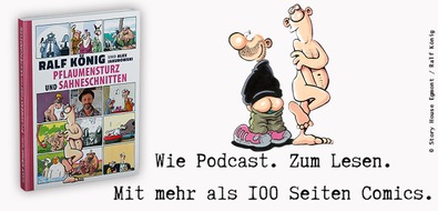 Egmont Ehapa Media GmbH: Ralf König feiert 65 Jahre – mit „Pflaumensturz und Sahneschnitten“!