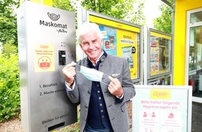 Netto Marken-Discount Stiftung & Co. KG: Netto testet ersten "Maskomaten" in München mit prominenter Unterstützung von Frederic Meisner