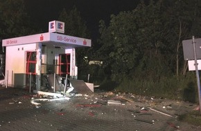 Kreispolizeibehörde Wesel: POL-WES: Kamp-Lintfort - Sprengung eines Geldautomaten