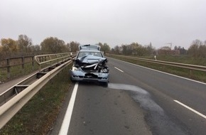 Polizeidirektion Bad Kreuznach: POL-PDKH: Schwan provozierte Auffahrunfall