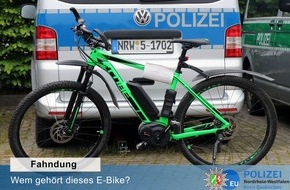 Kreispolizeibehörde Euskirchen: POL-EU: Kriminalpolizei Euskirchen fragt: Wem gehört dieses E-Bike?