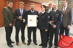 Landesfeuerwehrverband Schleswig-Holstein: FW-LFVSH: Innovationspreis für den Stadtfeuerwehrverband Kiel