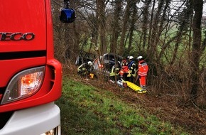 Feuerwehr Detmold: FW-DT: Verkehrsunfall Lemgoer Straße