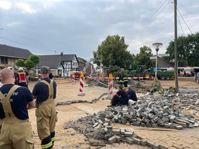 FW Ratingen: Update - Kreis Mettmann entsendet Feuerwehrkräfte - Einsatz im Rahmen der Bezirksbereitschaft 4 der Bezirksregierung Düsseldorf im Flutgebiet