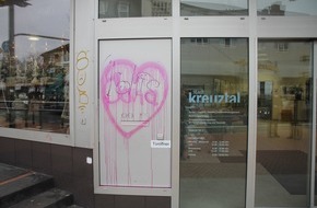 Kreispolizeibehörde Siegen-Wittgenstein: POL-SI: Graffiti-Sprayer mit Liebeskummer -#polsiwi