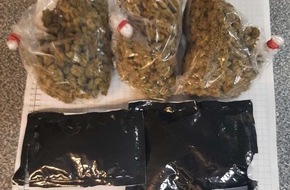 Bundespolizeidirektion Sankt Augustin: BPOL NRW: Mit über 400 Gramm Cannabis im Gepäck - Bundespolizei stellt 22-Jährigen