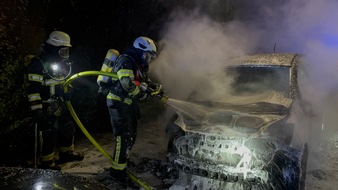 FW LK Neunkirchen: Ruhiger Jahreswechsel - Ehrenamtliche Kräfte meistern 11 Einsätze in der Silvesternacht